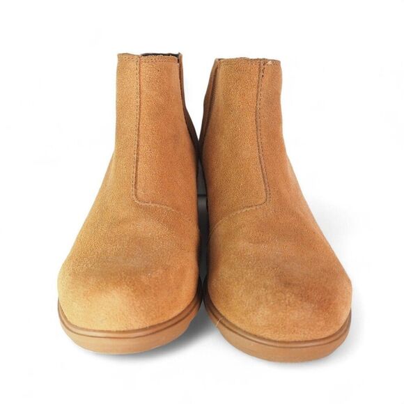 Sorel Evie II Suede Wedge Ankle Side Zip Booties Brown LL4726-242 Women's 10 - Picture 3 of 11